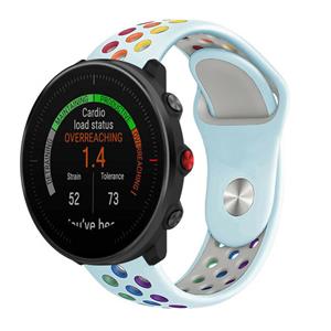 Strap-it Polar Vantage M sport band (lichtblauw/kleurrijk)