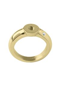 Dyrberg Kern Dyrberg/Kern Ring , Color: Gold/Crystal, Iiiii/, Women