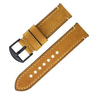 Strap-it Genuine leren horlogeband 18mm universeel (bruin)