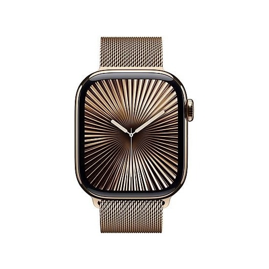 Apple Watch S10 Gold Titanium Milanese Loop Gold GPS + Cellular 42mm MX083QF/A 2024