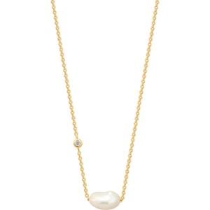 aniahaie ANIA HAIE N019-02G Pearl of Wisdom Damen Halskette, verstellbar