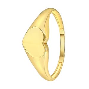 Lucardi Ring 14 Karaat Goud - goudkleurig