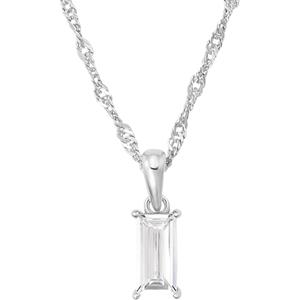 NOELANI Ketting met hanger voor dames, 925 Sterling zilver, zirkonia synth.