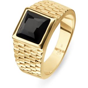FAVS Ring edelstaal Edelstaal geelgoud