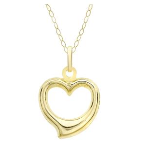 Lucardi Ketting 9 Karaat 46cm -goudkleurig