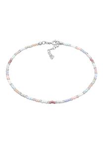 Elli Enkelbandje Dames 925 Sterling Zilver Festival Uitbreidbaar Kleurrijk 25cm