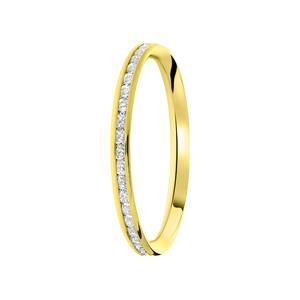 Lucardi Ring 9 Karaat - goudkleurig