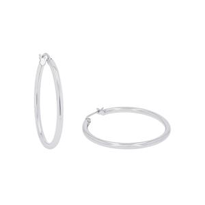 S.Oliver hoepel oorbellen voor dames, 925 Sterling zilver