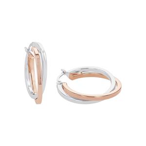 Amor hoepel oorbellen voor dames, 925 Sterling zilver