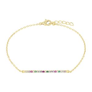 Amor Armband voor dames, 925 Sterling zilver, zirkonia synth.