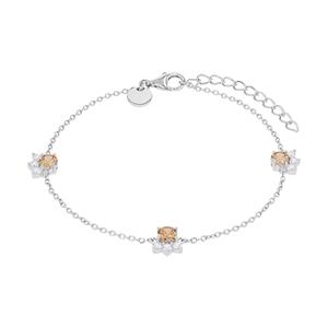 NOELANI Armband voor dames, 925 Sterling zilver, zirkonia synth.