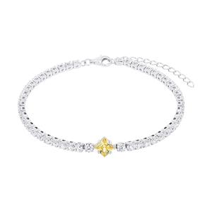 Amor Armband voor dames, 925 Sterling zilver, zirkonia synth.