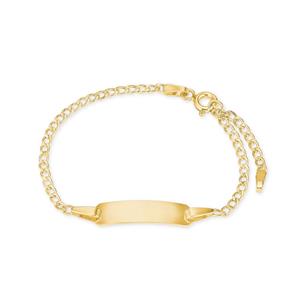 Amor Identiteit Armband voor kinderen, unisex, goud 375