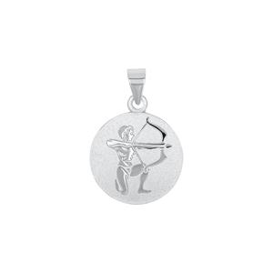 Amor Hanger met motief voor dames en heren, unisex, 925 Sterling zilver | Boogschutter