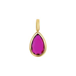 Amor Hanger met motief voor dames, goud 375, glas