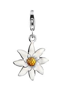 Nenalina Dames edelweiss hanger met emaille in 925 sterling zilver