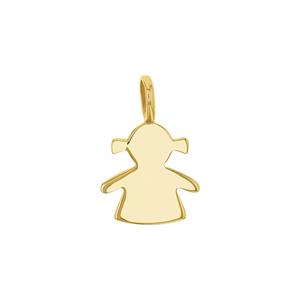 Amor Hanger met motief voor dames, goud 375 | kind