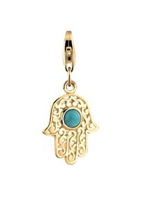 Nenalina Dames Hamsa Hand Hanger met Howliet edelsteen in 925 sterling zilver