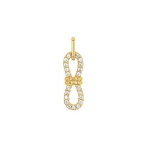 Amor Hanger met motief voor dames, goud 375, zirkonia synth.
