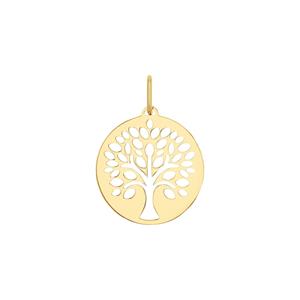 Amor Hanger met motief voor dames, goud 375 | levensboom
