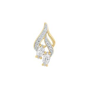 Amor Hanger met motief voor dames, goud 375, zirkonia synth.
