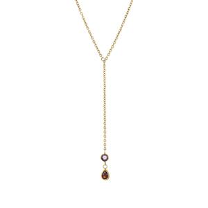 Amor Ketting met hanger voor dames, roestvrij staal, zirkonia synth.