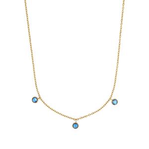 Amor Ketting met hanger voor dames, roestvrij staal, zirkonia synth.