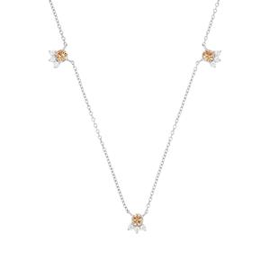 NOELANI Ketting met hanger voor dames, 925 Sterling zilver, zirkonia synth.