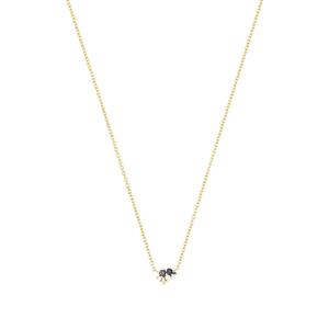 Amor Ketting met hanger voor dames, 925 Sterling zilver, zirkonia synth.