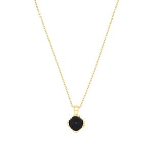 NOELANI Ketting met hanger voor dames, 925 sterling zilver, agaat