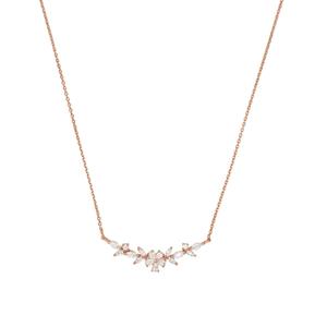 Amor Ketting met hanger voor dames, 925 Sterling zilver, zirkonia synth.