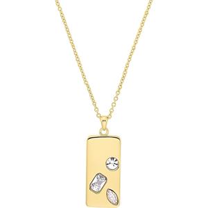 NOELANI Ketting met hanger voor dames, 925 Sterling zilver, zirkonia synth.