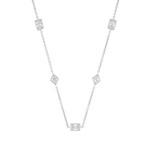 NOELANI Ketting met hanger voor dames, 925 Sterling zilver, zirkonia synth.