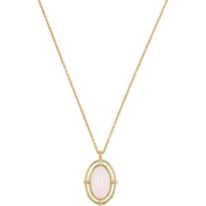 NOELANI Ketting met hanger voor dames, 925 sterling zilver, agaat