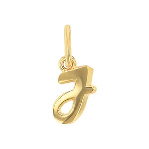 Amor Hanger met motief voor mannen en vrouwen, unisex, goud 375 | J