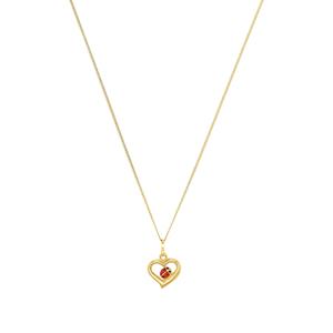 Amor Ketting met hanger voor meisjes, goud 375 | hart