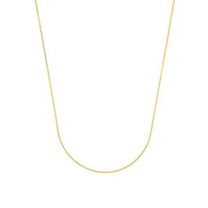 Amor halsketting voor mannen en vrouwen, unisex, goud 375