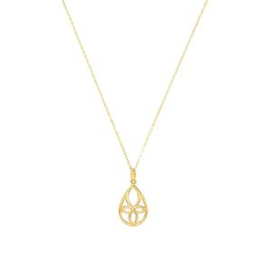 Amor Ketting met hanger voor dames, goud 585