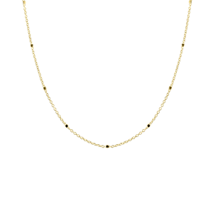 Lucardi Ketting 14 Karaat Goud - goudkleurig