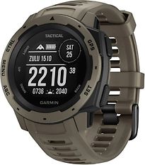Garmin Instinct 45 mm lichtbruin met een siliconen polsband lichtbruin - refurbished