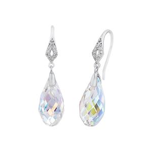 Amor Oorbellen voor dames, 925 sterling zilver, zirkonia synth., Preciosa