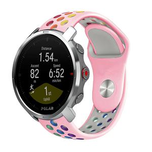 Strap-it Polar Grit X sport band (roze/kleurrijk)
