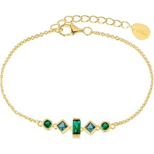 S.Oliver Armband voor dames, 925 Sterling zilver, zirkonia synth.