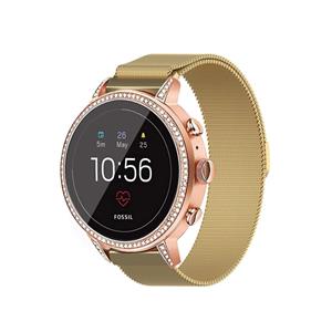 Strap-it Fossil Gen 4 Venture (HR) Milanese band (goud)