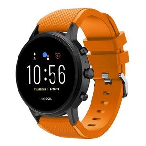 Strap-it Fossil Gen 4 Explorist (HR) siliconen bandje  (oranje)