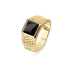 FAVS Ring edelstaal Edelstaal geelgoud