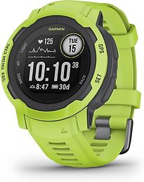 Garmin Instinct 2 45 mm groen met een groene siliconen polsband - refurbished