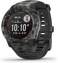 Garmin Instinct Solar 45 mm grijs met een siliconen polsband grijs [Camo Edition] - refurbished