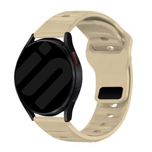 Strap-it Amazfit Active 2 outdoor siliconen bandje (beige)
