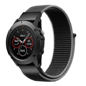 Strap-it Garmin Instinct 3 - 45mm nylon band (charcoal)